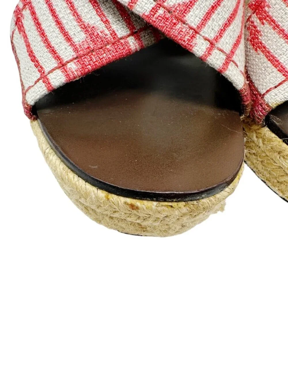 Tory Burch Kristen Espadrille Wedge Sandals Multicolor Size 9M